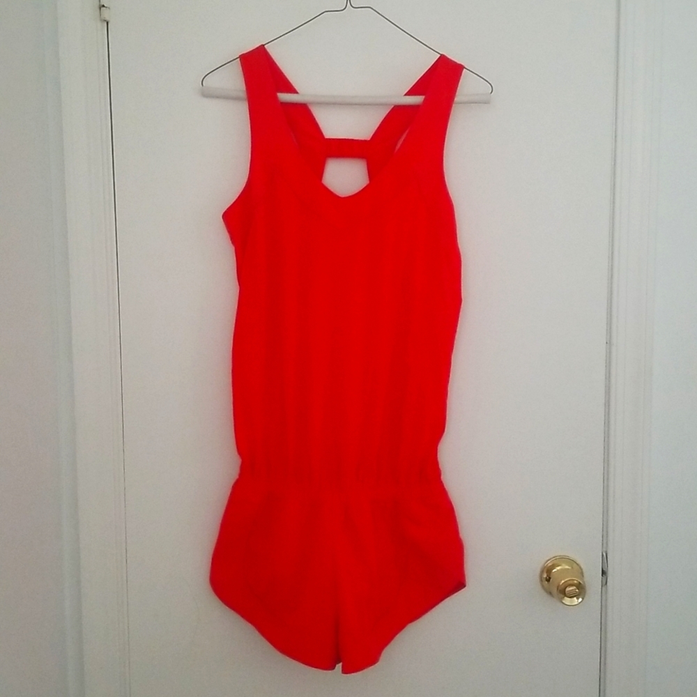 lululemon Orange Athletic Jumper